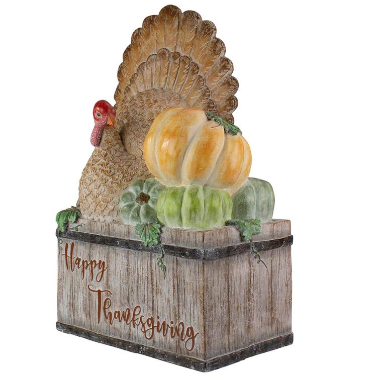 Northlight Seasonal 20.25in. Turkey "Happy Thanksgiving" Décor