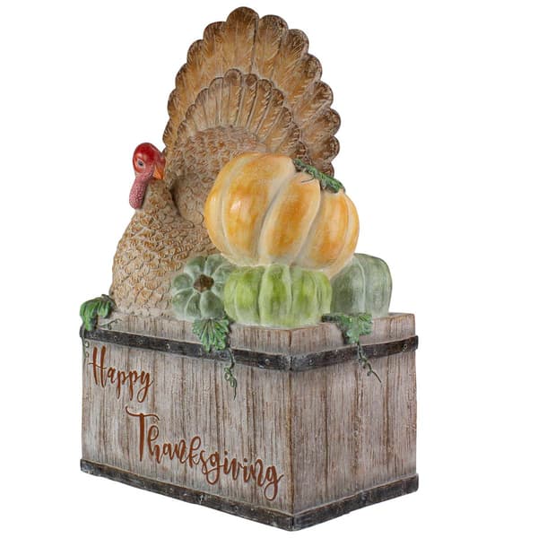 Northlight Seasonal 20.25in. Turkey "Happy Thanksgiving" Décor