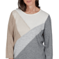 Womens Alfred Dunner Regent Street Studded Color Block Sweater - image 5