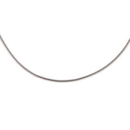 Sterling Silver Snake Round Chain 24in. Necklace