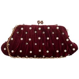 Jessica McClintock Palma Velvet Clutch
