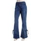 Juniors Gogo Jeans Mid Rise Lace Flare Leg Jeans - image 2