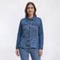 Womens Erika Joey Solid Peplum Hem Jacket - image 1