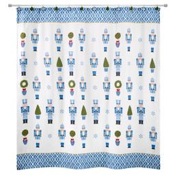 Avanti Nutcracker Trellis Shower Curtain
