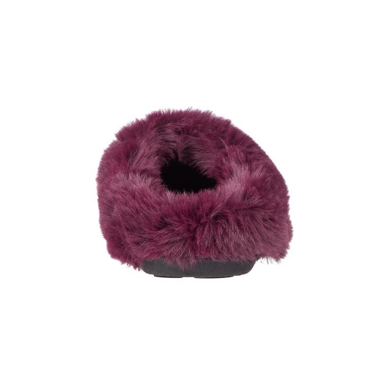 Womens Isotoner Amelia Chenille Knit Hoodback Slippers