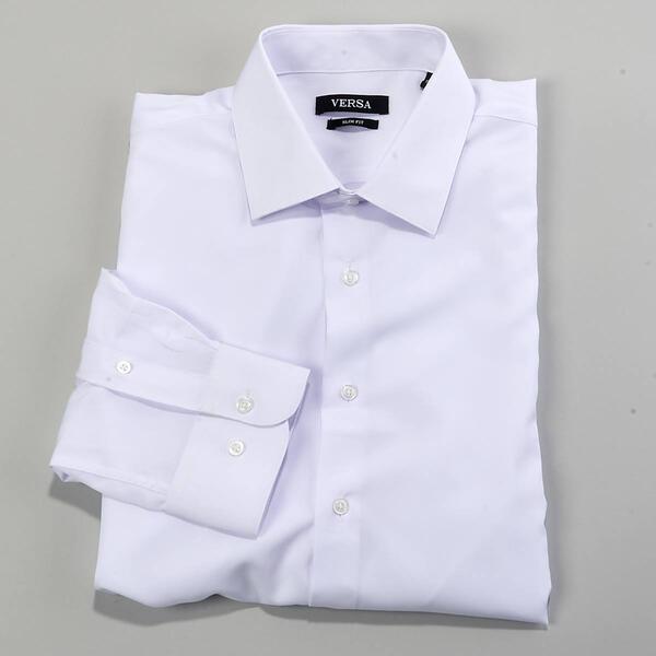 Mens Versa Slim Fit Stretch Dress Shirt - White - image 