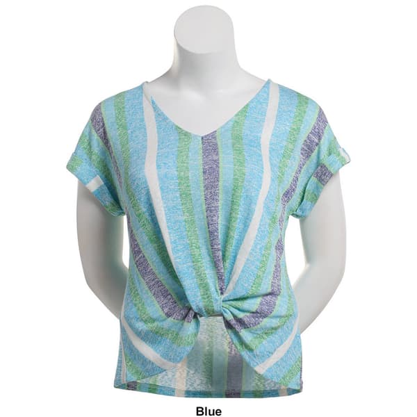 Womens Almost Famous Dolman Sleeve w/Twisted Hem Blouse