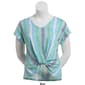 Womens Almost Famous Dolman Sleeve w/Twisted Hem Blouse - image 3