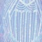 Juniors Blondie Nites Sequin Corset Mesh Godet Sheath Dress - image 4