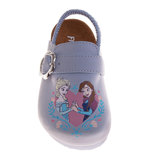 Toddler Girls Disney™ Frozen Anna & Elsa Heel Strap Cork Mules