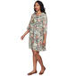 Womens Ruby Rd. Sheer Delight 3/4 Sleeve Floral Fit & Flare Dress - image 3