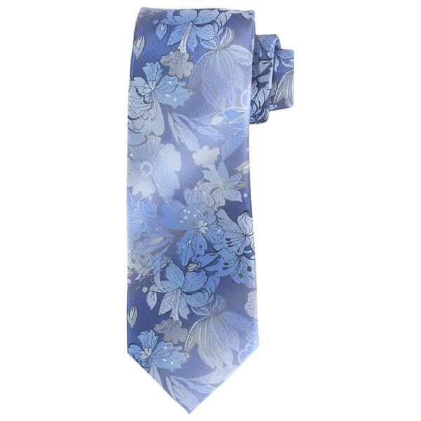 Mens Van Heusen&#40;R&#41; Ombre Floral Tie - Medium Blue - image 