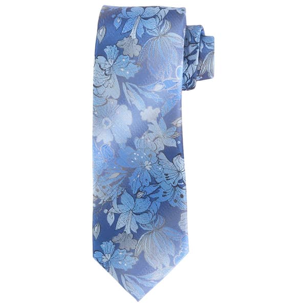 Mens Van Heusen&#40;R&#41; Ombre Floral Tie - Medium Blue - image 