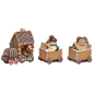 Northlight Gingerbread Candy Cane Train Christmas Decoration - image 1