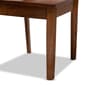Baxton Studio Rava Walnut Brown Finished Wood 5pc. Dining Set - image 6
