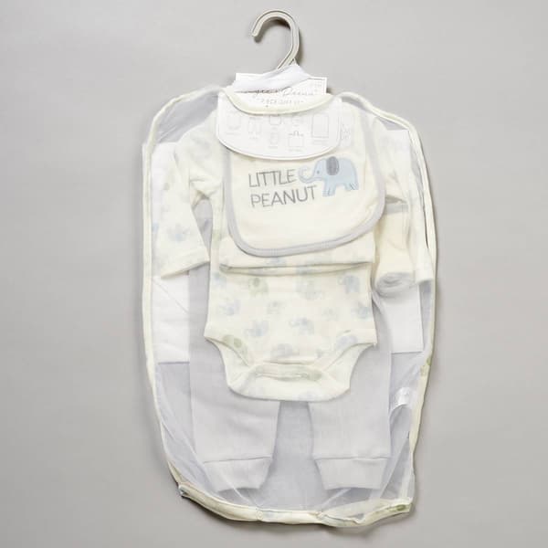 Baby Boy (NB-6M) Kyle & Deena® 7pc. Elephant Hanging Gift Set