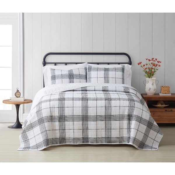 Cottage Classics Cottage Plaid Quilt Set - image 