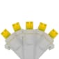 Northlight Seasonal 100ct. LED White Wire Yellow Christmas Lights - image 1