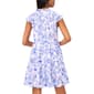 Womens Cece Cap Sleeve Floral Leaf Tie Neck Babydoll A-Line Dress - image 4