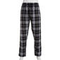 Mens Preswick & Moore(R) Flannel Plaid Sleep Pants - Black/White - image 1
