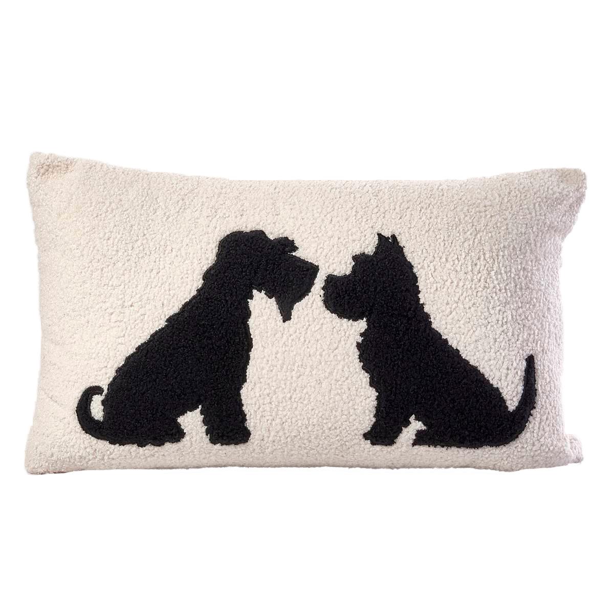 Sherpa Dogs Pillow - 12x21