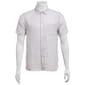 Mens VSTR Short Sleeve Vertical Stripe Button Down Shirt - White - image 2