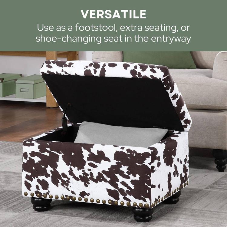 Convenience Concepts Designs4Comfort 5th Avenue Storage Ottoman