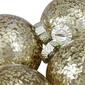Northlight Seasonal 4pc. Gold Seed Texture Glass Ornaments - image 3