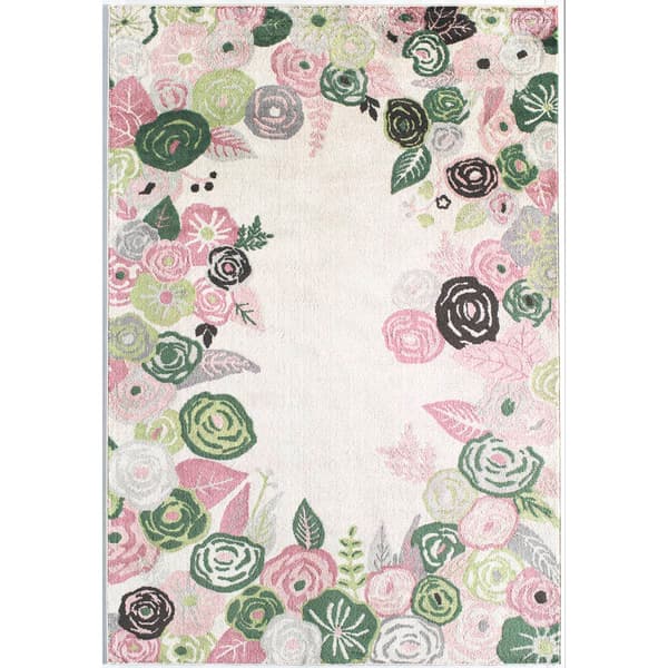 Rugs America&#40;tm&#41; Valentina Royal Blossom Pink Transitional Area Rug