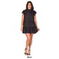 Womens 24/7 Comfort Apparel Pleated Tiered Mini Dress - image 6