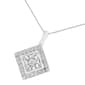 Diamond Classics&#8482; 10kt. 1/2ctw. Diamond Square Pendant - image 3