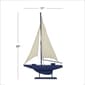 9th & Pike® Dark Blue Wood Coastal Sail Sculpture - image 9