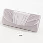 Jessica McClintock Satin Pleated Flap Clutch - image 3