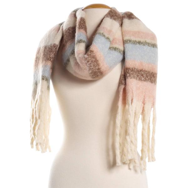 Womens Steve Madden Stripe Blanket Scarf - image 