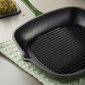 BergHOFF Neo 3pc. Cast Iron Fry & Grill Pan Set with Steak Press - image 10