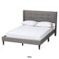 Baxton Studio Casol Modern Fabric Upholstered Queen Platform Bed - image 9