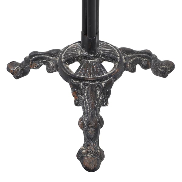 9th & Pike&#174; White Iron And Pine Country Accent Table