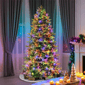 Puleo International 6.5ft. Pre-Lit Slim Noble Fir Christmas Tree - image 2