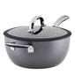Rachael Ray Cook + Create Hard-Anodized Saucier with Lid - image 1
