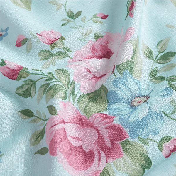 Threadmade Vintage Floral Garden Tablecloth