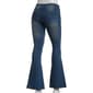 Juniors Gogo Jeans Astoria Belted Denim Flare Jeans - image 2