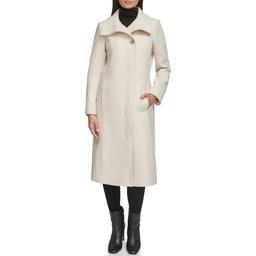 Womens Kenneth Cole Wool Walker Coat w/Stand Collar