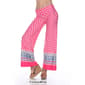 Womens White Mark Border Print Palazzo Pants - image 6