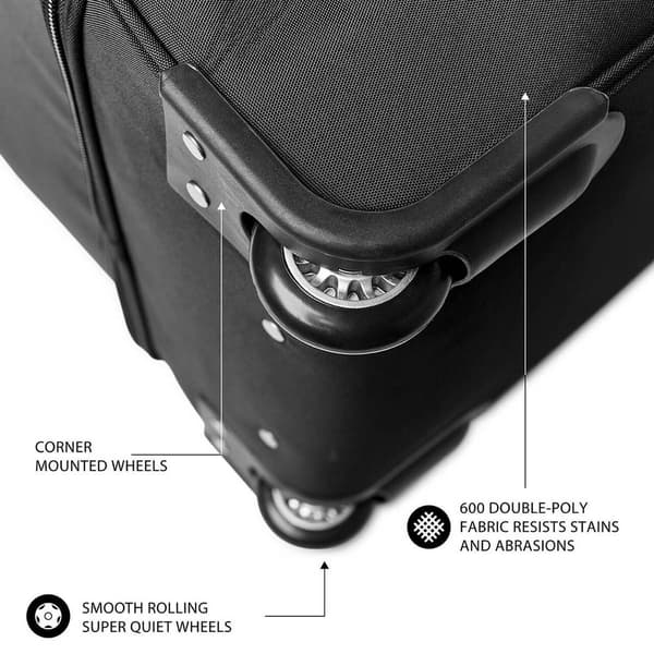 MOJO Philadelphia Phillies 27in. Drop Bottom Wheeled Duffel Bag