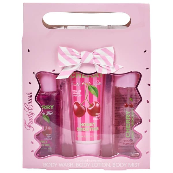 Simple Pleasures(R) Cherry Honey Smoothie Body Wash Gift Set - image 