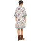 Womens Rose & Everly Elbow Sleeve Floral Shirtdress - image 2