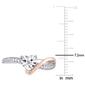 Diamond Classics&#8482; 10kt. Two-Tone Gold 1/10ct. Diamond Heart Ring - image 4
