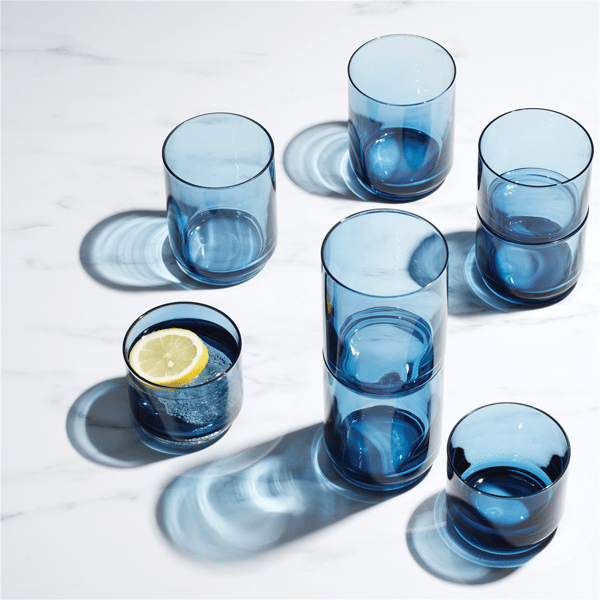 Lenox® Tuscany Classics Stackable Blue Tall Glasses - Set of 4