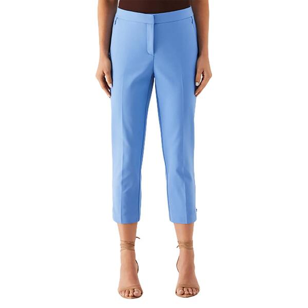 Womens Rafaella&#40;R&#41; Satin Twill Capri Pants with Grommet Detail - image 