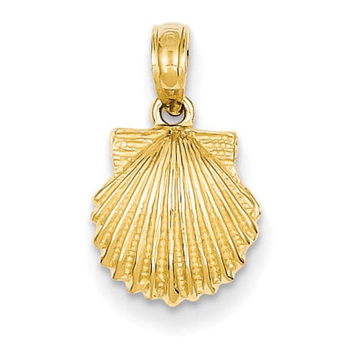 Gold Classics&#40;tm&#41; 14kt. Scallop Shell Pendant - image 